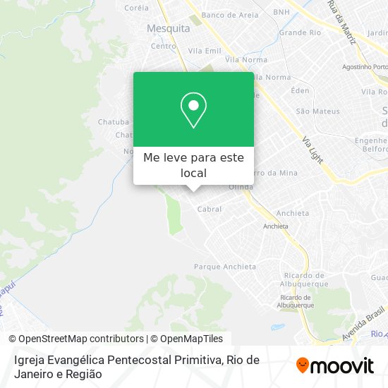 Igreja Evangélica Pentecostal Primitiva mapa