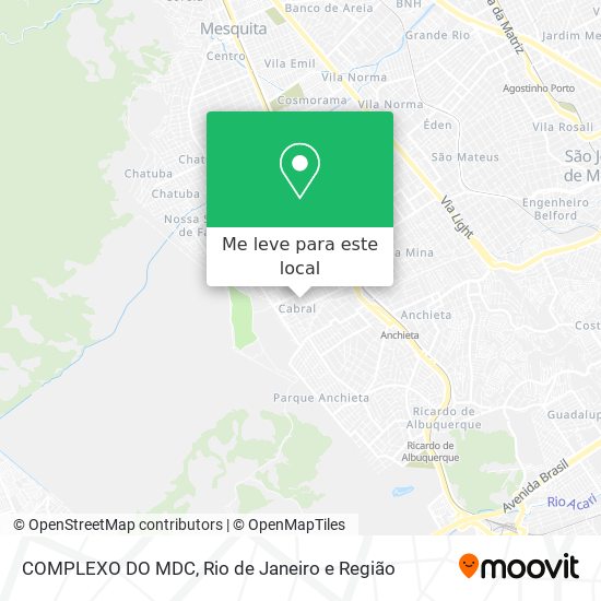 COMPLEXO DO MDC mapa