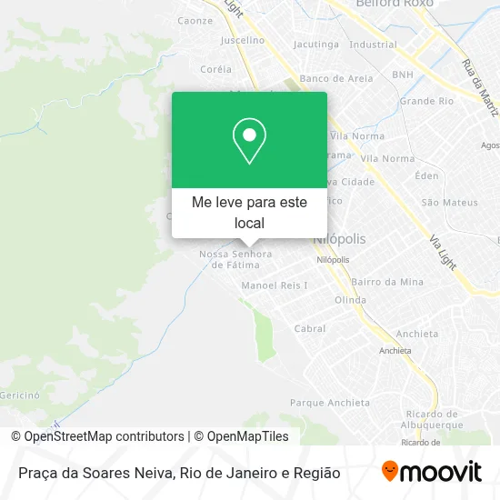 Praça da Soares Neiva mapa