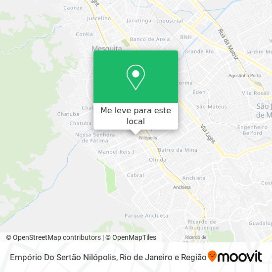 Empório Do Sertão Nilópolis mapa