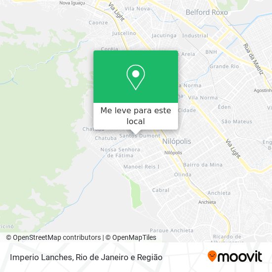 Imperio Lanches mapa
