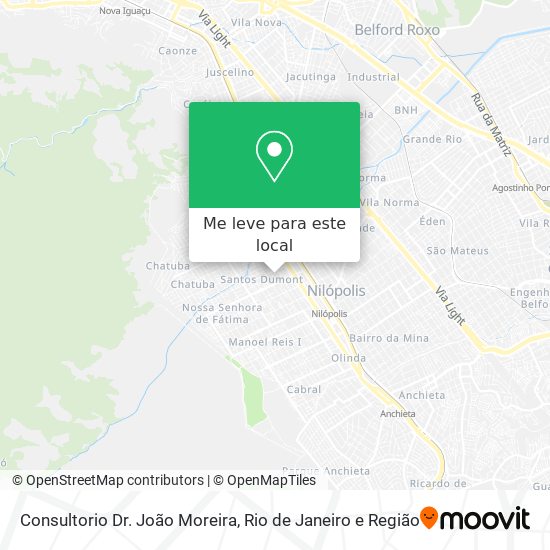 Consultorio Dr. João Moreira mapa