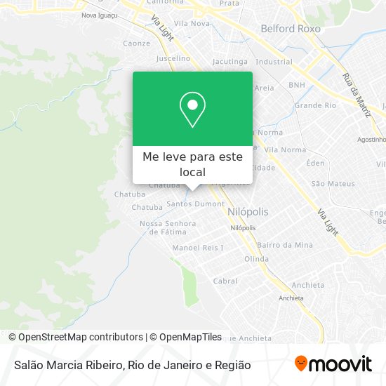 Salão Marcia Ribeiro mapa