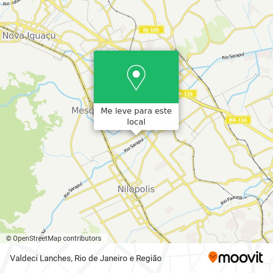 Valdeci Lanches mapa