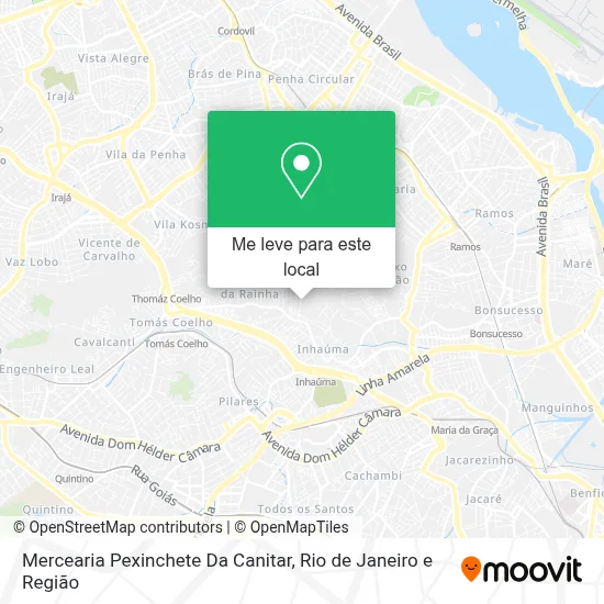 Mercearia Pexinchete Da Canitar mapa