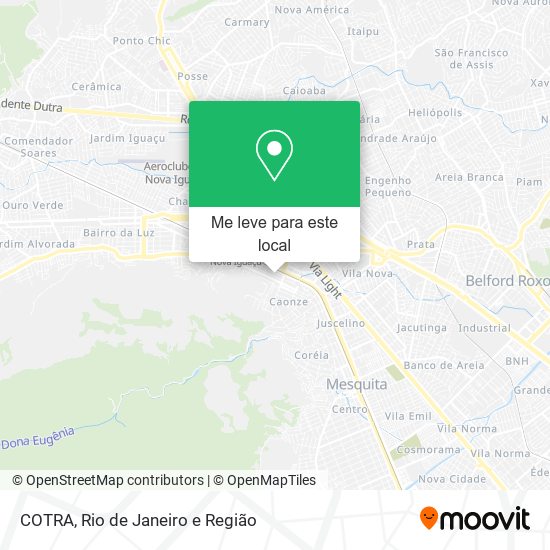 COTRA mapa