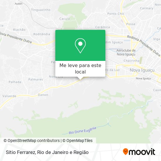 Sítio Ferrarez mapa