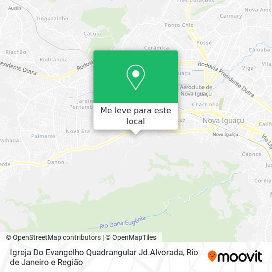 Igreja Do Evangelho Quadrangular Jd.Alvorada mapa