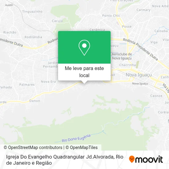 Igreja Do Evangelho Quadrangular Jd.Alvorada mapa