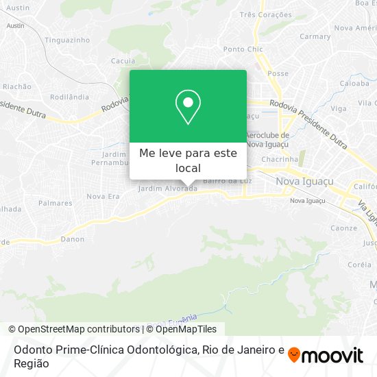 Odonto Prime-Clínica Odontológica mapa