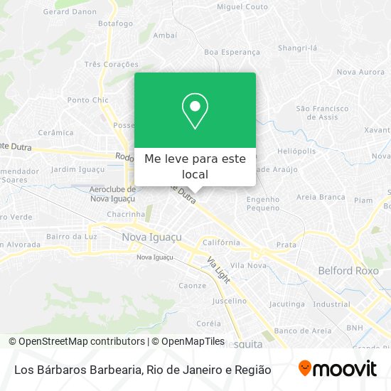 Los Bárbaros Barbearia mapa