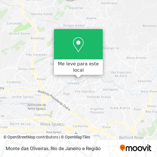 Monte das Oliveiras mapa