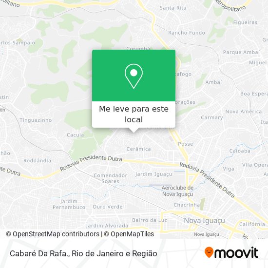 Cabaré Da Rafa. mapa