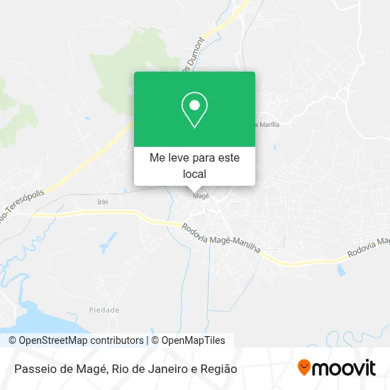 Passeio de Magé mapa