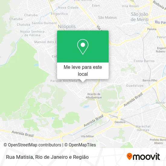 Rua Matisia mapa