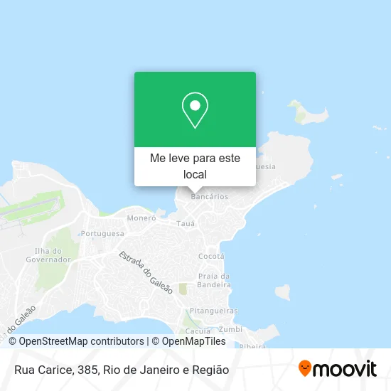 Rua Carice, 385 mapa