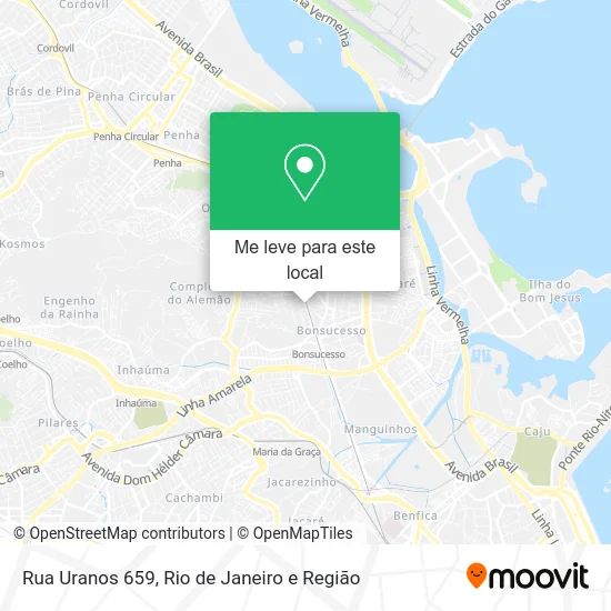 Rua Uranos 659 mapa