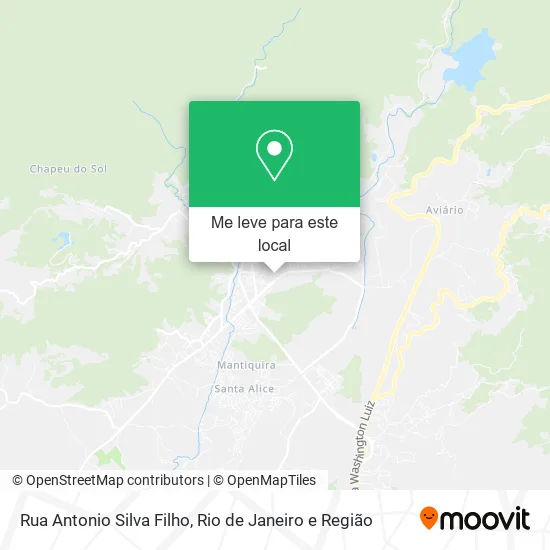 Rua Antonio Silva Filho mapa