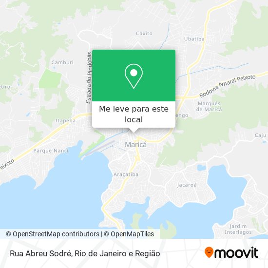 Rua Abreu Sodré mapa