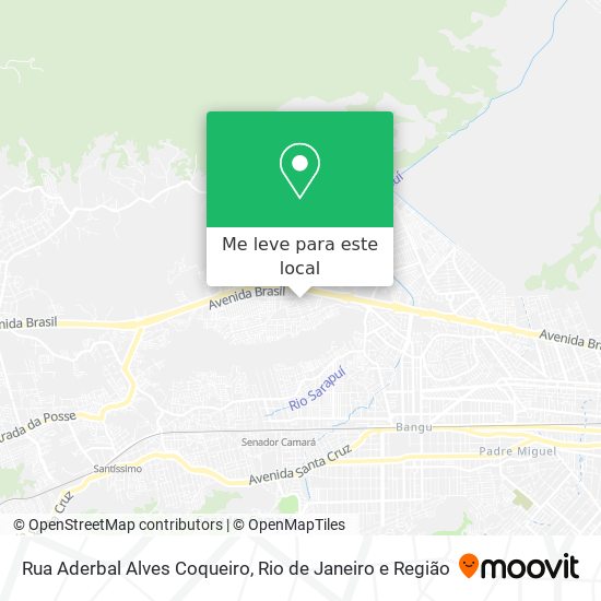Rua Aderbal Alves Coqueiro mapa