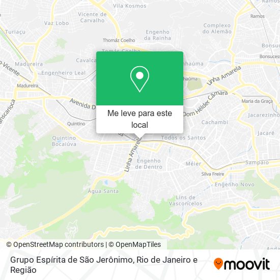 Grupo Espírita de São Jerônimo mapa