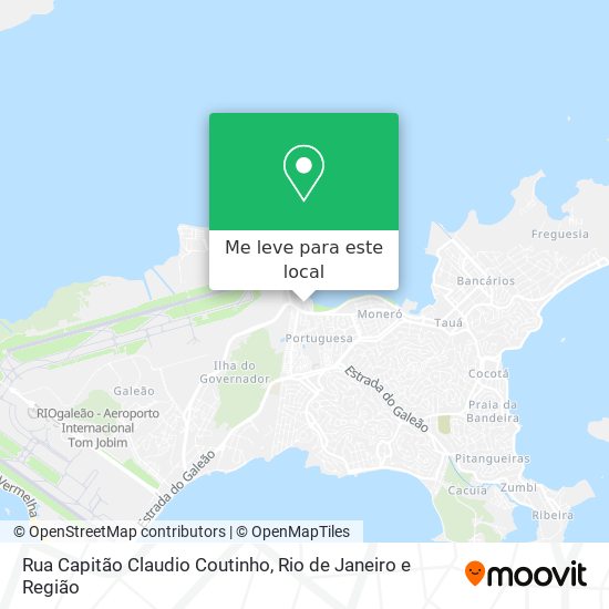 Rua Capitão Claudio Coutinho mapa