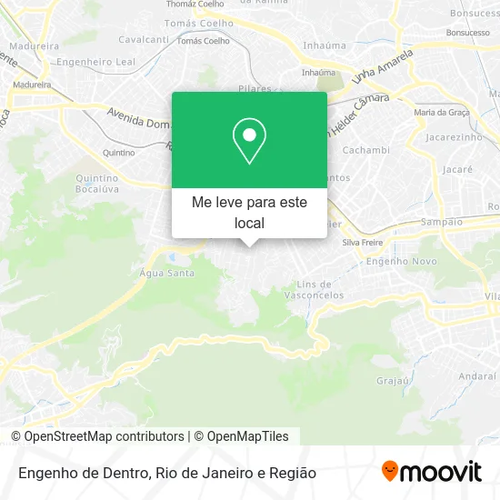 Engenho de Dentro mapa