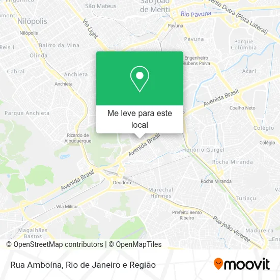 Rua Amboína mapa