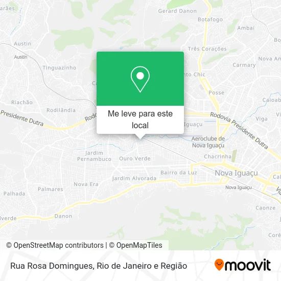 Rua Rosa Domingues mapa