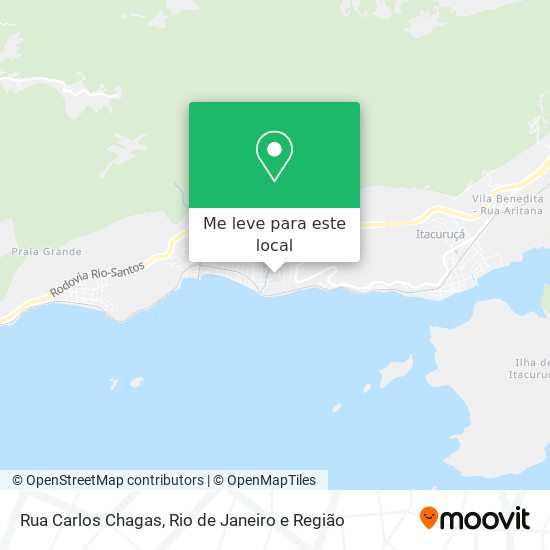 Rua Carlos Chagas mapa