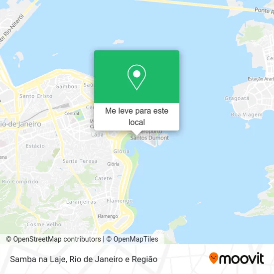Samba na Laje mapa