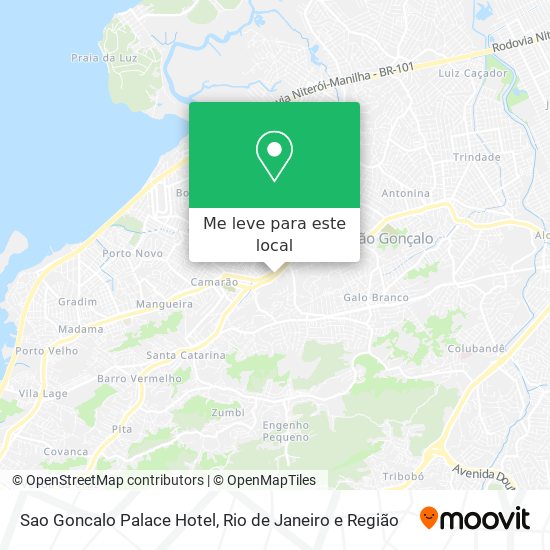 Sao Goncalo Palace Hotel mapa