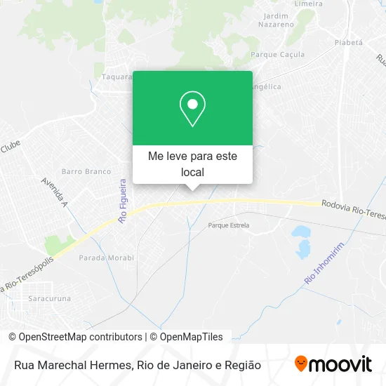 Rua Marechal Hermes mapa
