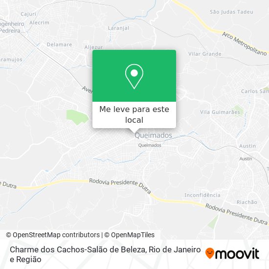 Charme dos Cachos-Salão de Beleza mapa