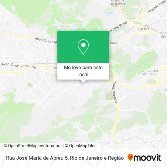 Rua José Maria de Abreu 5 mapa