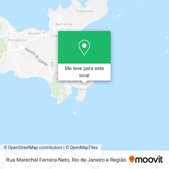 Rua Marechal Ferreira Neto mapa
