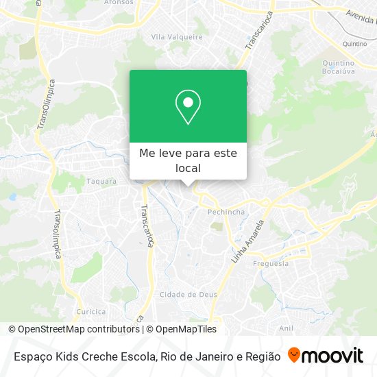 Espaço Kids Creche Escola mapa