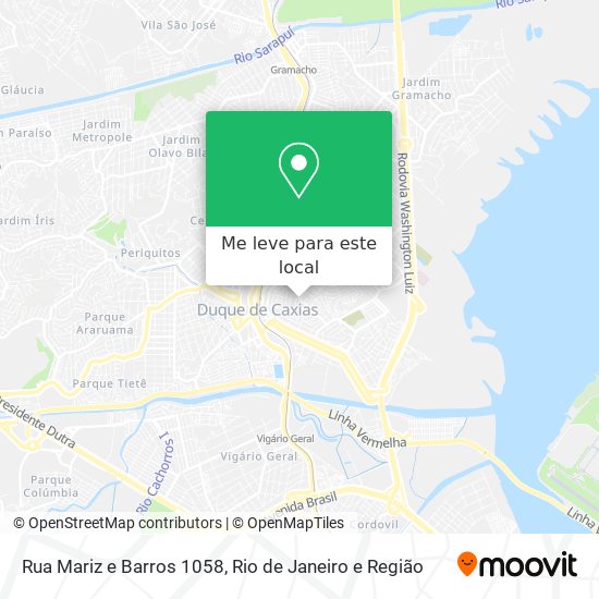 Rua Mariz e Barros 1058 mapa