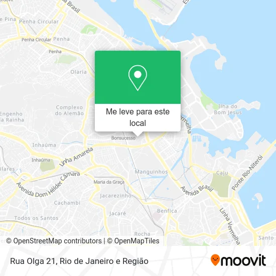 Rua Olga 21 mapa
