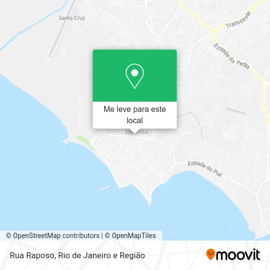 Rua Raposo mapa