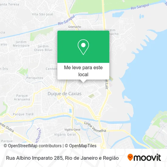 Rua Albino Imparato 285 mapa