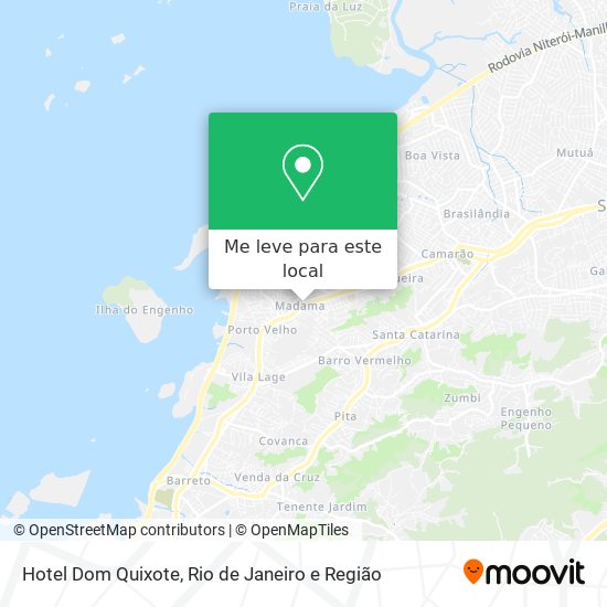 Hotel Dom Quixote mapa