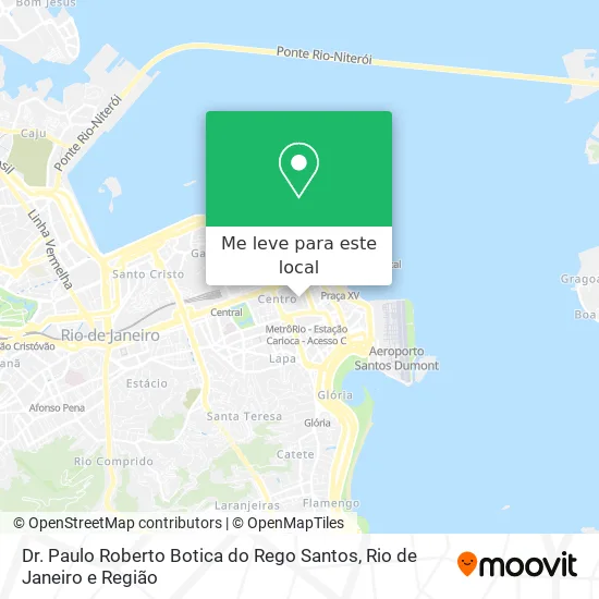 Dr. Paulo Roberto Botica do Rego Santos mapa