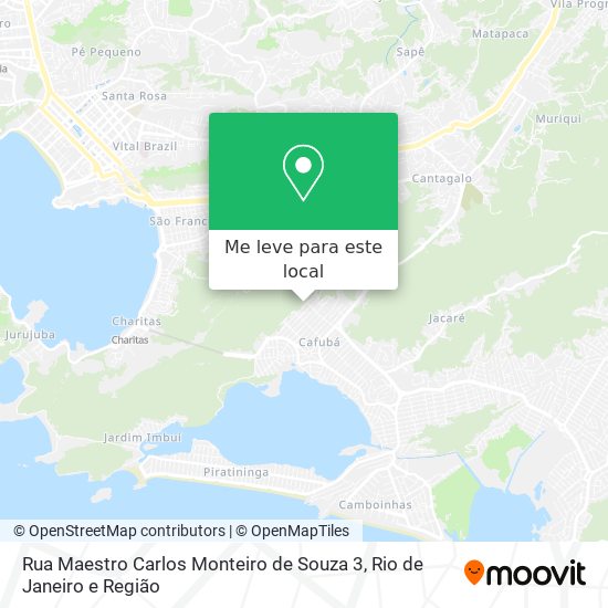 Rua Maestro Carlos Monteiro de Souza 3 mapa