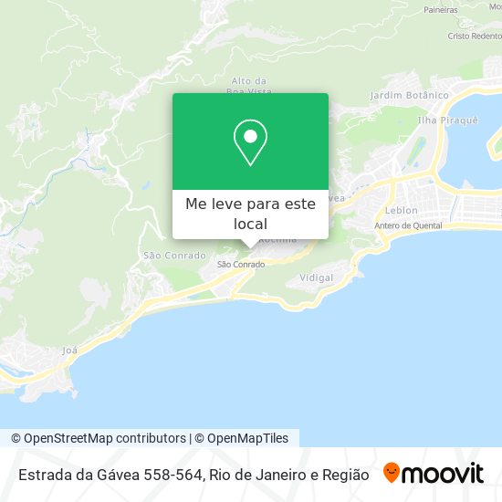 Estrada da Gávea 558-564 mapa