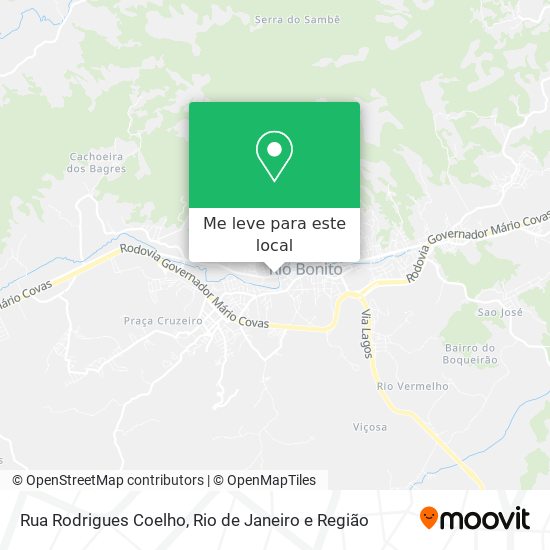 Rua Rodrigues Coelho mapa