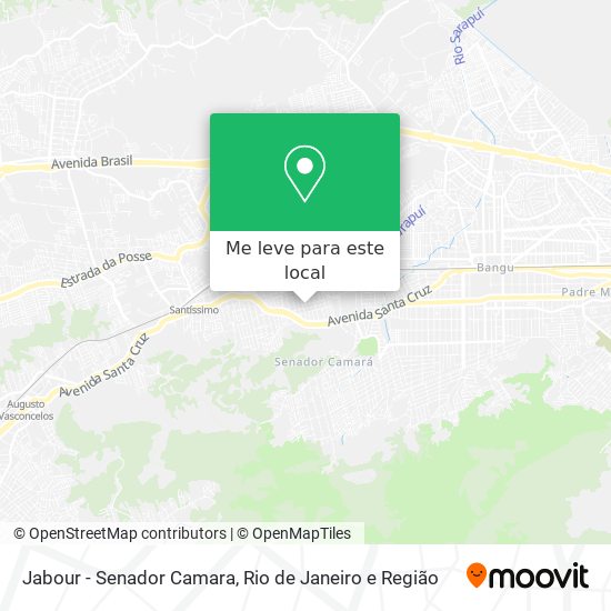 Jabour - Senador Camara mapa
