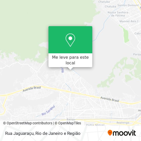 Rua Jaguaraçu mapa