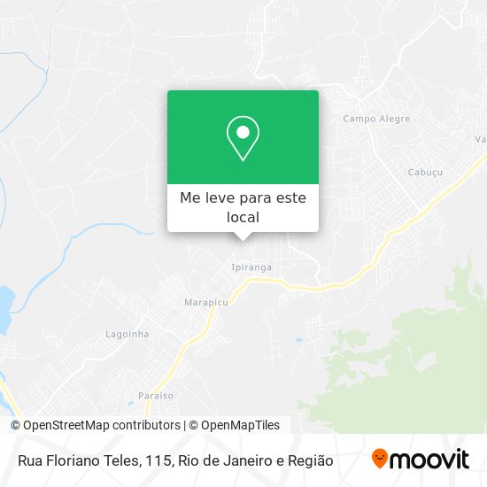 Rua Floriano Teles, 115 mapa