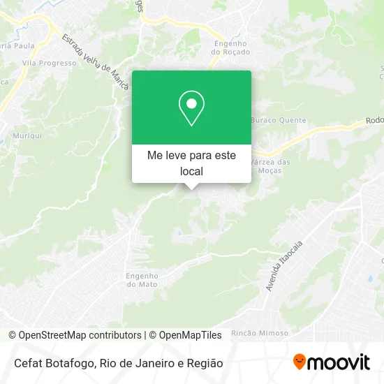 Cefat Botafogo mapa